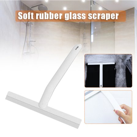 [NT] Myk vindusnal Glassnal Dusjnal Glassrengjøringssnal Husholdsrengjøringsverktøy Hvit