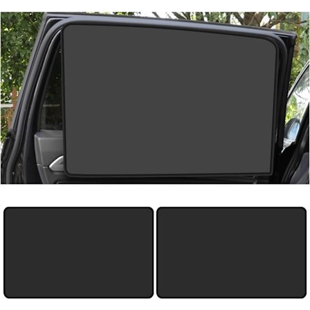 2 KPL Auton Sivulasin Aurinkosuojat, Takaistuimen Aurinkosuojat Yksityisyysverhot Pimennys Nukkumiseen, Retkeilyyn, Imettämiseen (Takaistuin)