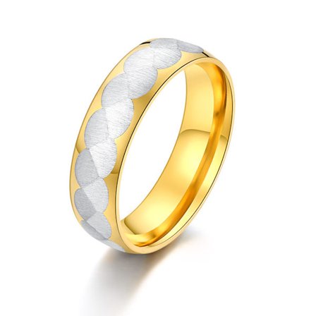 Rostfritt stål ring förlovning