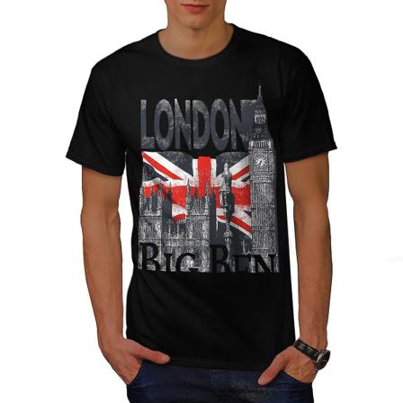 London män svart tröja | Wellcoda M