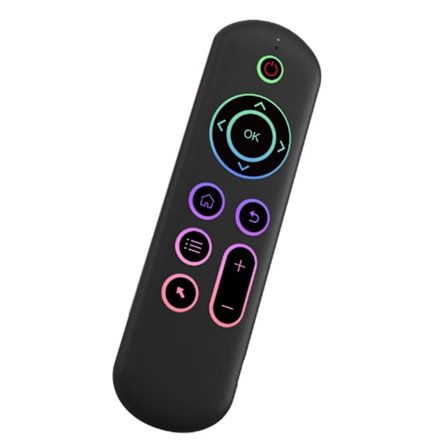 M5 Ir 2.4g Air Mouse Fjernbetjening Touchpad Til Android Tv Box Pc Mini Trådløst Tastatur Flyvende Mus (Med Farvet Baggrundsbelysning) (FMY)