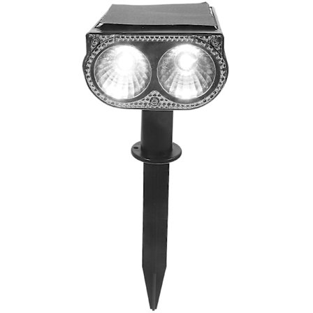 2 stk Solcelle Spotlys Led Solcellelys Landskaps Spotlys Utendørs Hagelys