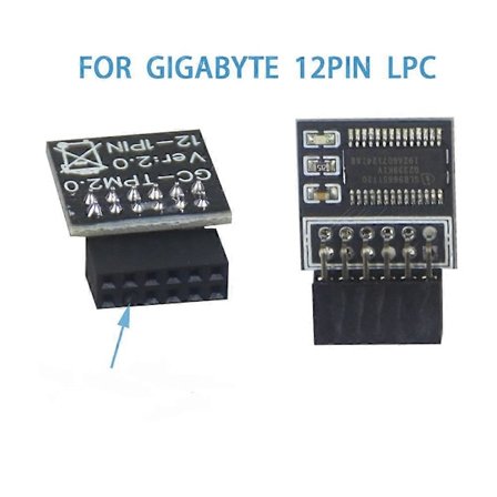 GIGABYTE GC TPM 2.0 -emolevylle 12-nastainen TPM 2.0 -moduuli LPC-päivitys PC-järjestelmään