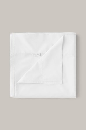 Staycation - Laken Magnificent i bomullspoplin - Hvit - Laken - 270X270 - Fra Homeroom