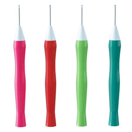 Broderstygn Penna Punch Nål Verktyg B-FÄRG Slumpmässig B-FÄRG