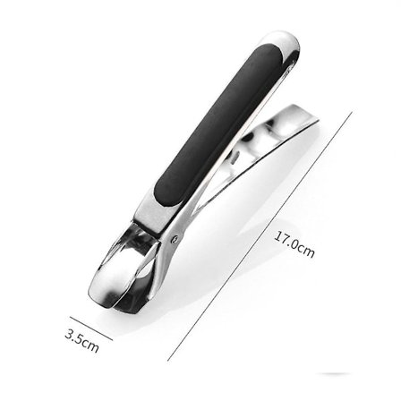 Gripetang for å løfte varme retter, boller, gryter, panner og tallerkener fra mikrobølgeovn, rustfritt stål, kjøkkentang, 1 stk [db]