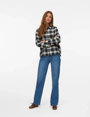 Vero Moda Vmlara Ls Shirt Wvn Ga - Black - S