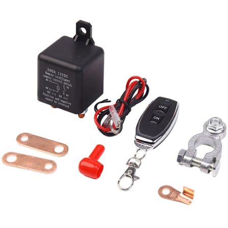 12V 200A Auto Battery Kill Switch Batteribryter Koble fra med ekstern batteriavstengningsbryter Isolator