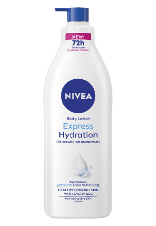 NIVEA Body Lotion Express Hydration Pump Bodylotion & kroppsoljor Unisex 400ML