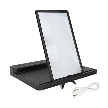 J16 Bluetooth Högtalartelefon Skärmförstorare 12 Tum Mobiltelefonskärmförstärkare för Filmer Videor och Spel