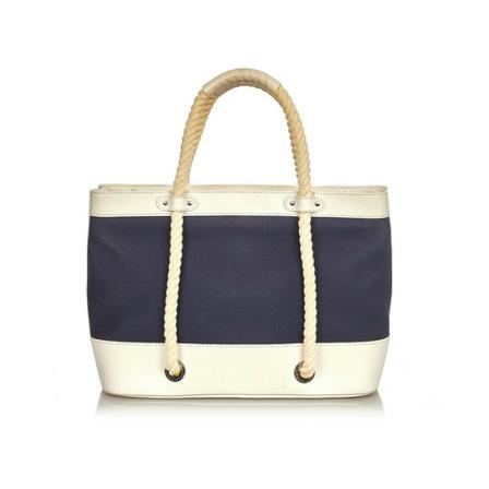 Burberry Vintage, Pre-owned Handbag Blauw, Dames, Maat:ONE Size