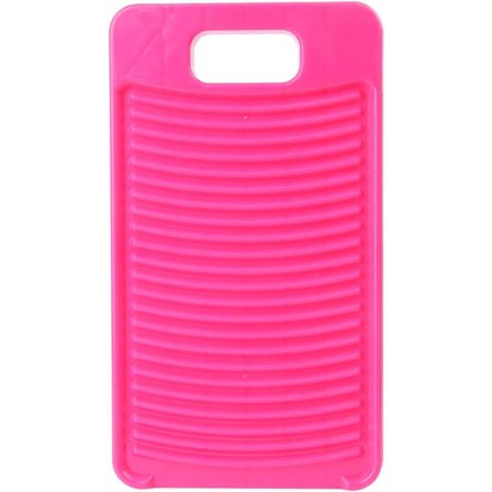 1 halkfri tvättplatta i plast för hushållstvätt (ros