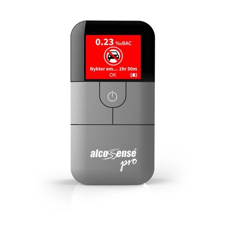 AlcoSense Breathalyser Pro Alkoholmätare, Luft, gas & flöde