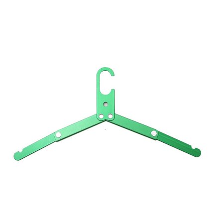 Vikbar klädhängare Metallhängare GRÖN