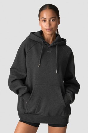 ICANIWILL - Everyday Hoodie Wmn Grey Melange - Damen - ICIW