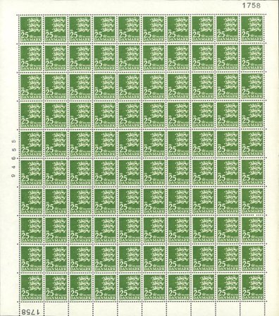 Danmark - AFA 402 postfrisk helark