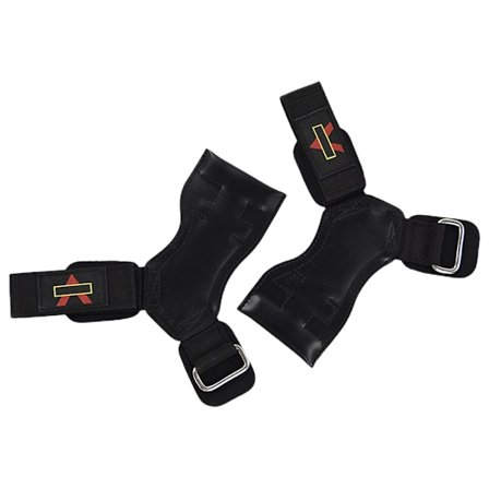 Handsker Heavy Duty Vægtstang Gymnastik Stropper Alternativ Justerbar Håndledsindpakning, sort