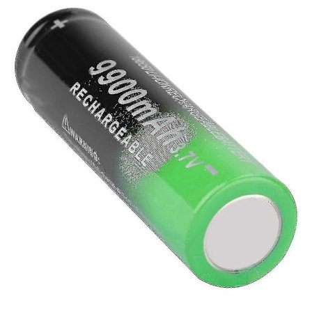 8 kpl 18650 9900mAh Ladattava Akku Mini Kannettava Suuri Kapasiteetti Musta+vihreä