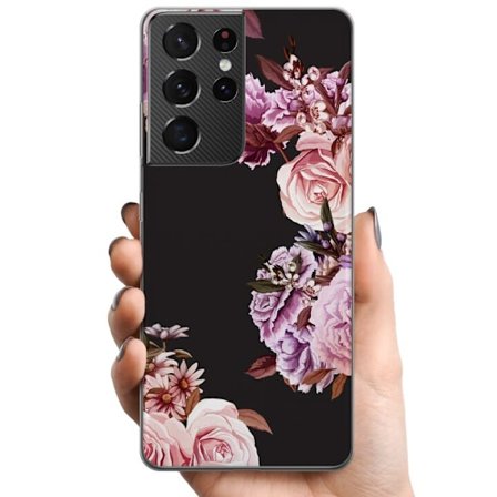 Yhteensopiva Puhelinkuori Samsung Galaxy S21 Ultra 5G Kukat