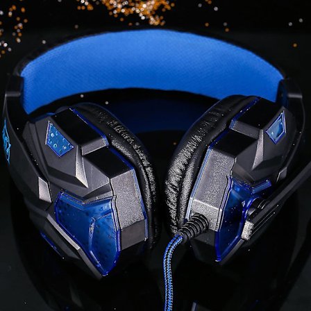 3,5 mm Gaming Headset Hovedbånd Høretelefoner med Mic