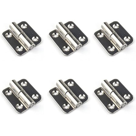 Aftagelige Hængsler 1.5' Små Glidende Aftagelige Dørhængsler 304 Rustfrit Stål Venstrehånds