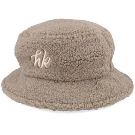 Headster - Beige bucket Hatt - Kids Fuzzy Sherpa Nutshell Bucket @ Hatstore