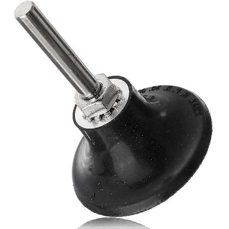 Rotary Poleringsskive Holder Udskiftningsskive Adapter (sort) (1 stk.) yu