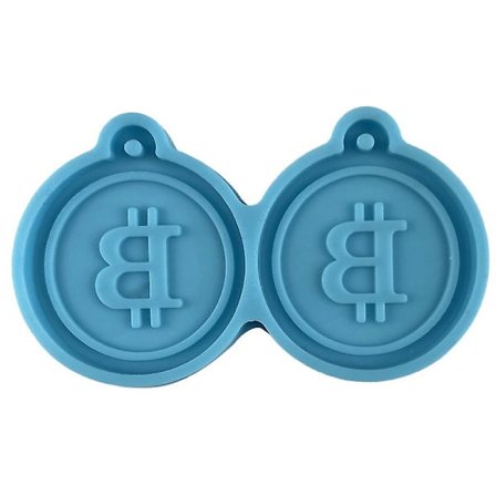 Silikoneform til DIY nøglering halskæde charms epoxyharpiks smykkefremstilling