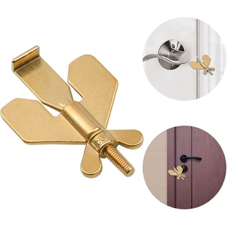 Bærbar Dør Lås Rustfritt Stål Dør Lås Sikkerhetsenhet