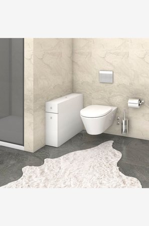 Hanah Home - Badeværelsesopbevaring Smart - Hvid - Skabe - Fra Homeroom