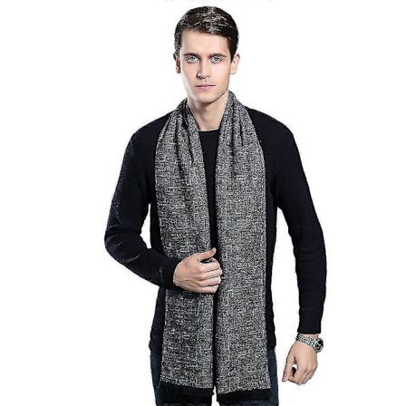Vinter Cashmere Halstørklæde til Mænd - Moderne Formelle Bløde Halstørklæder til Mænd