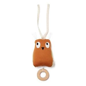 Kids Concept Brown Edvin Owl Musical Toy 1 months - 3 years - First toys and baby toys - 1 months - 3 years - Brown - Junge - Music Boxes