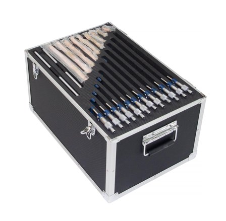 Dasqua 495169 Mikrometer 12 delar, 0-275 mm, utvändig, Mätinstrument