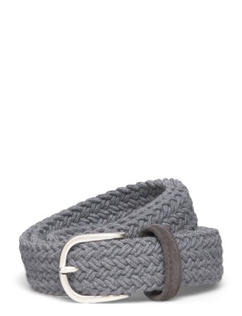 Anderson's Elastic Woven Belt Multi Colour - 3 Cm - Grey - 100