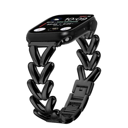 Klockarmband för Apple Watch 10/Ultra 2, 38/40/41MM - Smalt flätat rostfritt stål