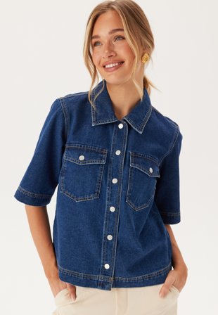 ONLY Onlbelle S/S SHIRT DNM Vaatteet