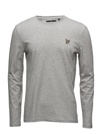 Ls Crew Neck T-Shirt T-shirts Long-sleeved Grå Lyle & Scott
