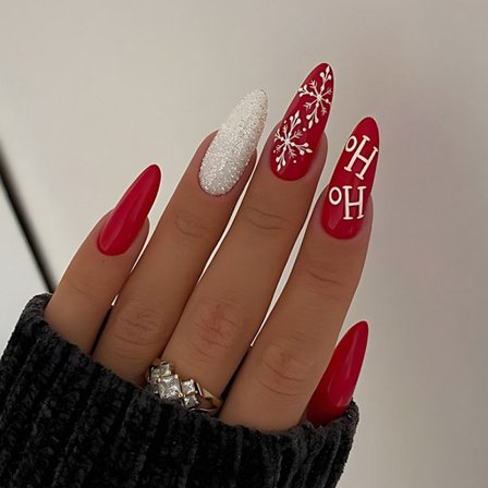 Christmas French Fake Nails False Nail 1 1
