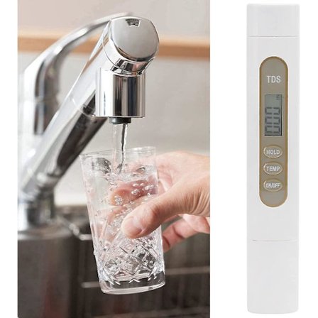 Meter, Vandkvalitetstester Drikkervand Testkit Akvarium Drikkervandskvalitetsanalysator