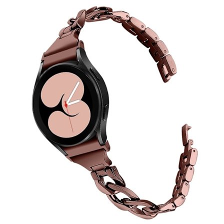 Klockarmband i rostfritt stål med splicing-stil för Samsung Galaxy Watch 4 - Brons