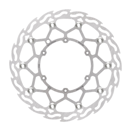 Forbremseskive Moto-Master Supermoto Street Flame Floating - Husqvarna TE 125 2014-2020