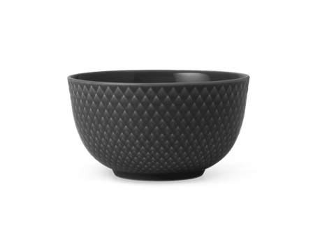 Lyngby Rhombe-Earth Skål Ø11cm slate