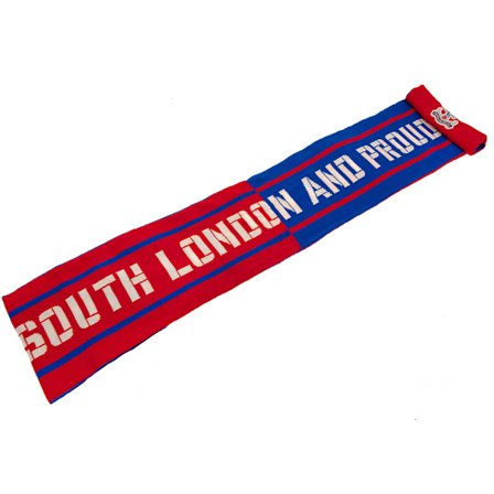 Black Friday Tilbud – Spar Stort! Crystal Palace FC South London & Proud Halstørklæde One Size Rød/Royal Rød/Royal Blu