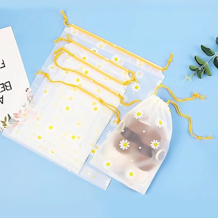 10 stk Reise Snøring Bag, Klar Plast Oppbevaringspose Chrysan