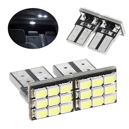 2 st Auto Strålkastare Dimljuslampa T10 194 168 W5W 9 LED SMD Auto Lampa