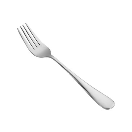 Rustfrie middagsgafler med avrundet kant, 4-pakning