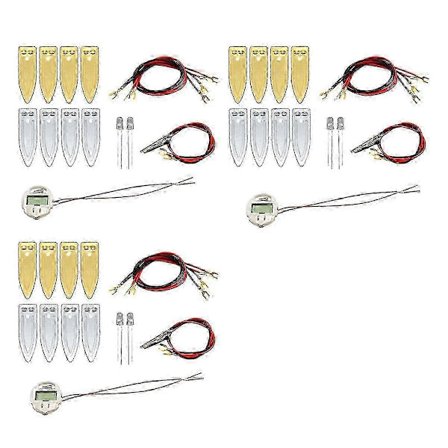 Frugt Batteri Videnskab Eksperiment Sæt til Hjemmeundervisning Legetøj, Citron Kartoffel Batteri Fysik Undervisning Eksperiment 3 Sæt Som Vist SZRH A-