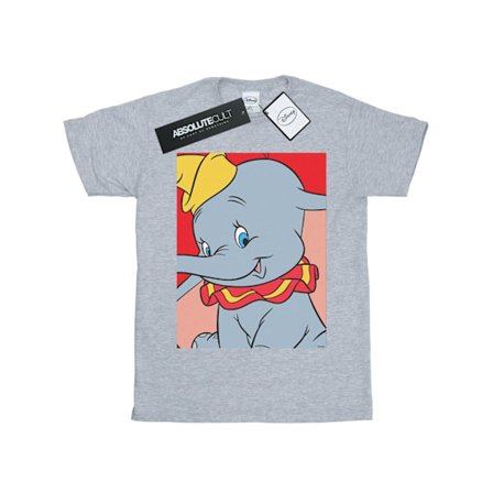 Disney Mens Dumbo Portrait T-Shirt L Sports Grey