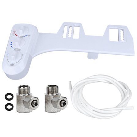 Älykäs, sähkötön kylpyhuoneen bidee-suihkusetti kylmälle ja kuumalle vedelle kaksoissuuttimella (EU: 3/8 kierre)