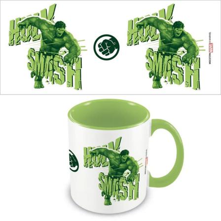 Hulk Smash Inner Two Tone Mug One Size Vit/limegrön